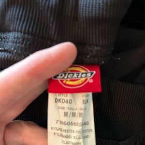 Dickies Black Ribbed Outerwear